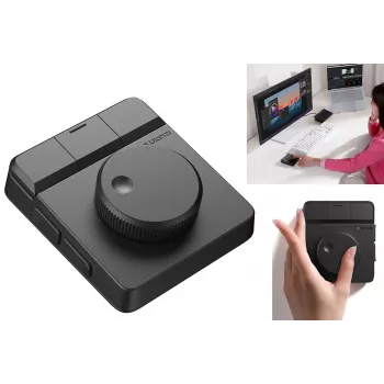 ULANZI D100H Bluetooth 5.0 controller video aptico con manopola e display OLED