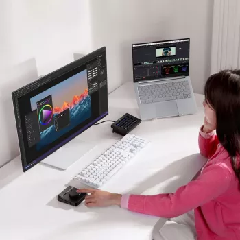 ULANZI D100H Bluetooth 5.0 controller video aptico con manopola e display OLED