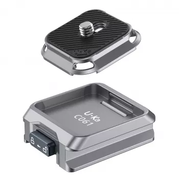 ULANZI C061 adattatore piastra a sgancio rapido per gimbal DJI RS 2/3/4 serie - compatibile Arca-Swiss