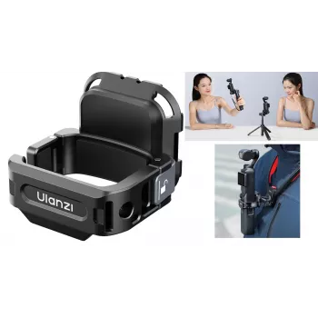 ULANZI PK13 supporto a sgancio rapido per DJI Osmo Pocket 3, GoPro, vite da 1/4 di pollice, nero
