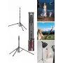 ULANZI T230 treppiede per luci e monopiede 2-in-1 2,3 m 5 kg lega di alluminio nero