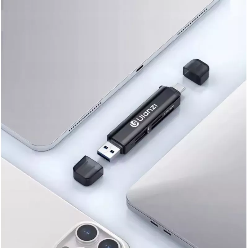 Ulanzi CR1 lettore di schede SD TF MicroSD USB 3.0 / USB-C 3-in-1 150-200 MB/s