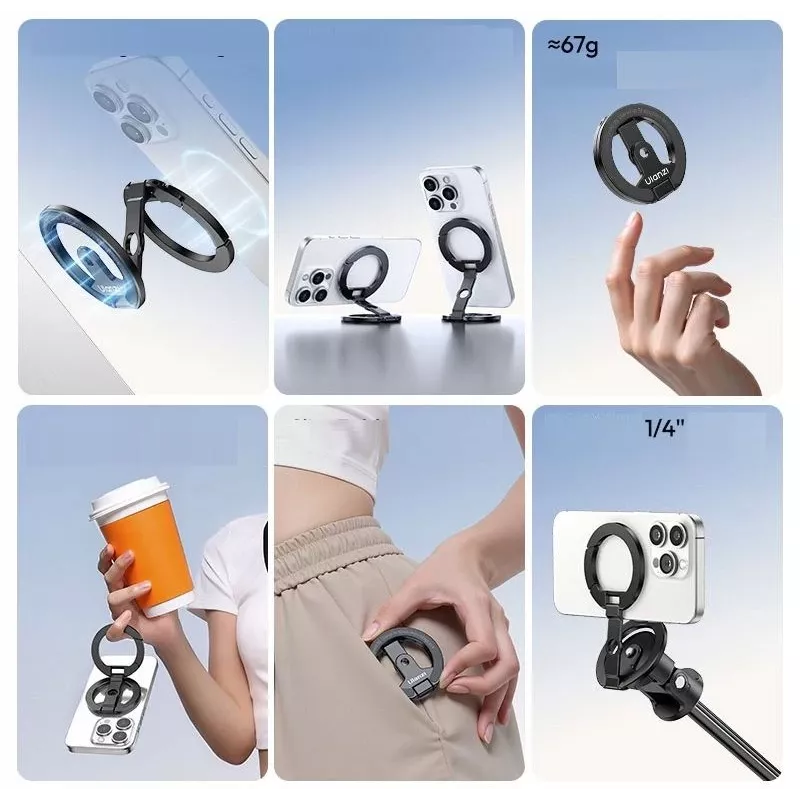 Ulanzi MA02 supporto magnetico per treppiede per telefoni MagSafe, 1/4