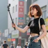 ULANZI MT90 treppiede 2-in-1 selfie stick con sgancio rapido per smartphone e fotocamera, nero