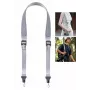 ULANZI CSS1 cinghia da collo anti-groviglio con sgancio rapido U-snap per fotocamera DSLR, 60 kg, argento