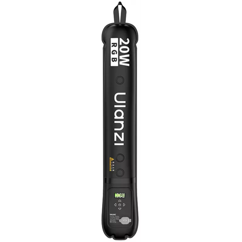 Ulanzi UA20C luce video LED RGB, 1800K-10000K, 10W, display OLED