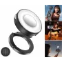ULANZI ML05 luce video LED magnetica con specchio, compatibile MagSafe, 2500K-9000K, 3W, nero
