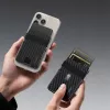 ULANZI ML25 portafoglio con supporto MagSafe 2-in-1 portacarte e supporto per telefono per iPhone - nero