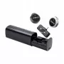 Ulanzi A21 sistema microfonico wireless 2,4 GHz dual lavalier clip-on con ricevitore USB-C e custodia di ricarica