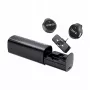 ULANZI A21 set microfono lavalier wireless con custodia di ricarica, 2 trasmettitori, ricevitore USB-C, portata 100 m, nero