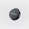 ULANZI A21 set microfono lavalier wireless con custodia di ricarica, 2 trasmettitori, ricevitore USB-C, portata 100 m, nero