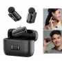 ULANZI A200 mini mic set microfono lavalier wireless - 2 trasmettitori, USB-C, portata 100 m, nero