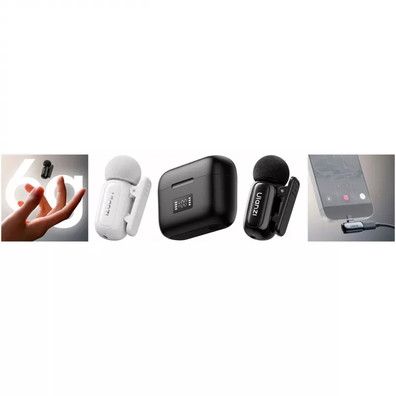 Ulanzi A200 2x microfono wireless 100 m per telefono USB-C