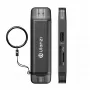 ULANZI CR3 lettore di schede SD/MicroSD/USB 3-in-1 con connettori USB-C e USB-A