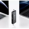 ULANZI CR3 lettore di schede SD/MicroSD/USB 3-in-1 con connettori USB-C e USB-A