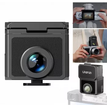 ULANZI Mirino Waist-Level Retro 28mm 35mm 50mm Cold Shoe Mount nero VF01 C090