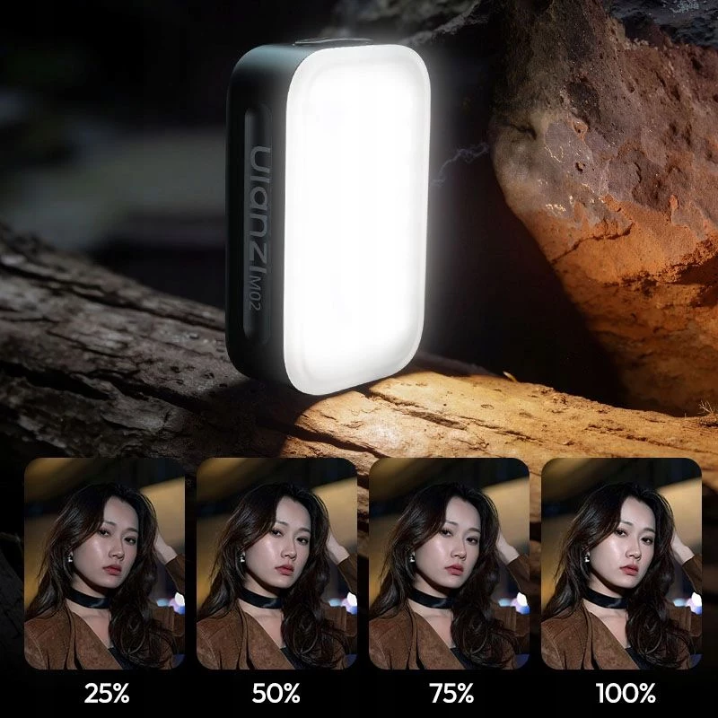 ULANZI M02 Luce LED video con MagSafe, 7W, 5600K, USB-C