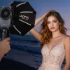 Ulanzi Fold QS30 Softbox ottagonale 30 cm con griglia, sgancio rapido, attacco Mini Bowens