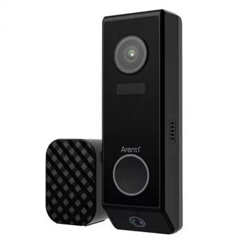 Arenti P10 Campanello 2K Videocitofono smart con campanello wireless, IP65, PIR + riconoscimento AI, batteria ricaricabile o cablato, compatibile con Alexa/Google Assistant