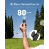 TELESIN Selfie Stick Treppiede con telecomando Bluetooth 80m per GoPro Hero 13 12 11 10 9 Max Max2
