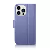 iCarer Wallet Case 2in1 per iPhone 14 Pro, folio in pelle con blocco RFID, viola chiaro (WMI14220726-LP)