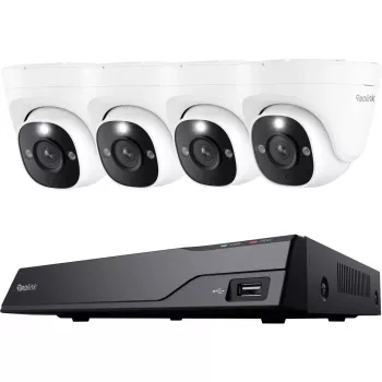 Reolink NVS8-12MD4 sistema di telecamere di sicurezza NVR PoE 8 canali 12MP con 4 telecamere