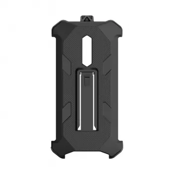 Ulefone RugKing 2 Pro custodia protettiva robusta con supporto e clip da cintura - nero