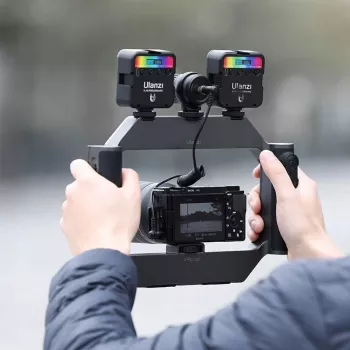 Ulanzi U-Rig impugnatura LED con powerbank e telecomando