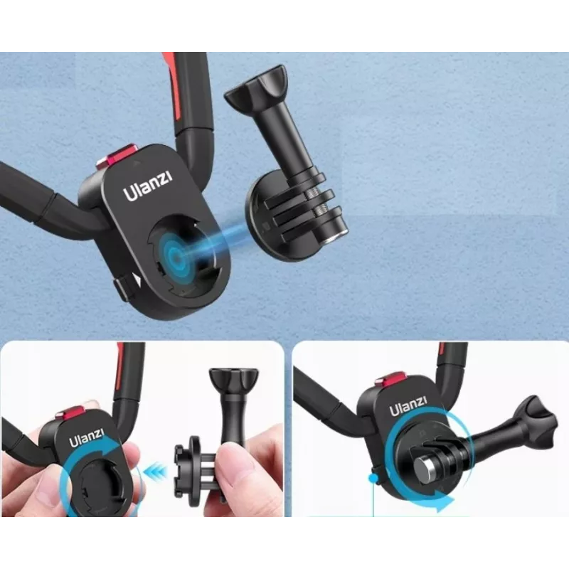 Ulanzi T011GBB1 supporto collo flessibile per GoPro / SJCAM / Xiaomi / DJI / Insta360