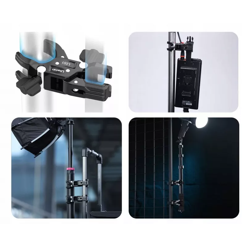 Ulanzi LC01 Kit Magic Arm con doppia testa a sfera e 2x Super Clamp