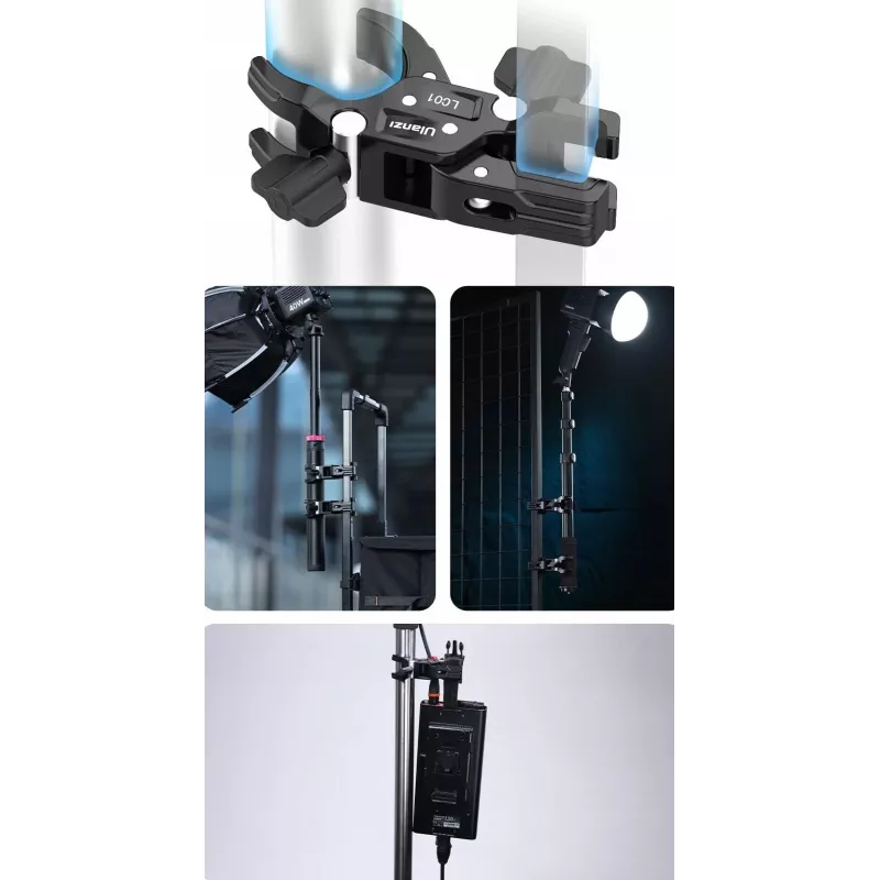 Ulanzi LC01 Kit Magic Arm con doppia testa a sfera e 2x Super Clamp