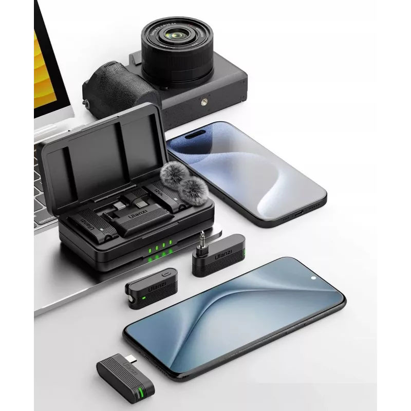 Ulanzi A100 Microfono wireless USB-C / USB-A / jack 3.5mm