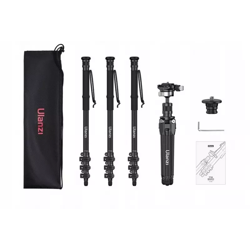 Ulanzi TT35 T068 Treppiede fotografico professionale 5-in-1 146cm Carbonio