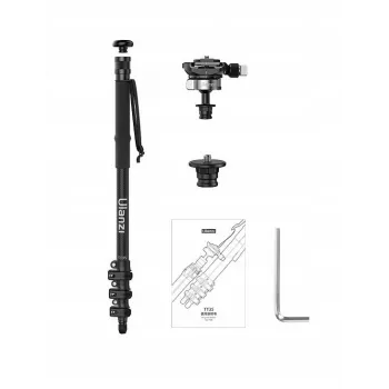 ULANZI TT35 Monopiede professionale in fibra di carbonio 130 cm con testa fluida per fotocamera DSLR
