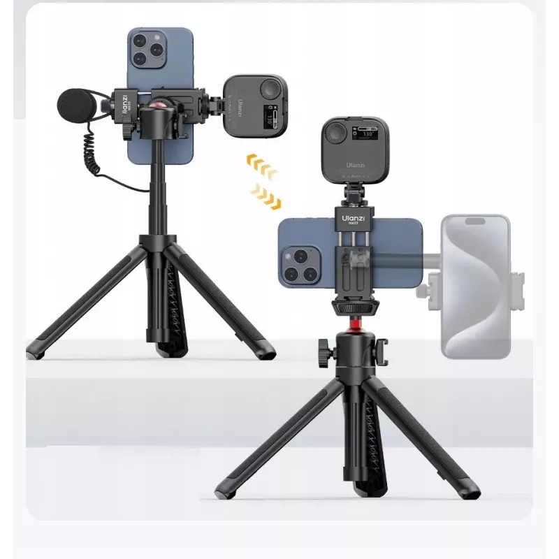 Ulanzi MA33 Supporto per telefono con 2x Cold Shoe Mount e base Arca-Swiss