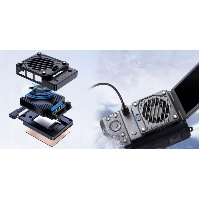 Ulanzi CU01 Ventilatore di raffreddamento per fotocamera con set batteria 3000mAh