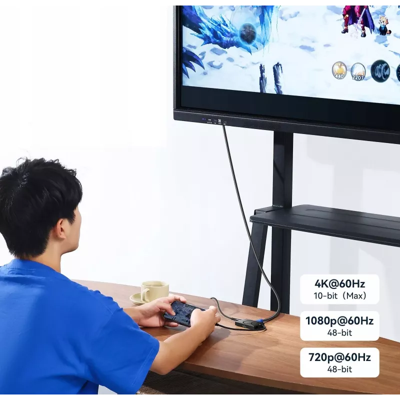 ULANZI H1 Hub USB-C 4-in-1 con HDMI 4K e 3x USB-C PD 3.0 10Gbps