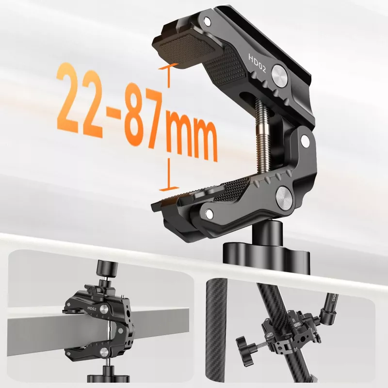 Ulanzi HD02 Magic Arm con morsetto, filettatura 1/4