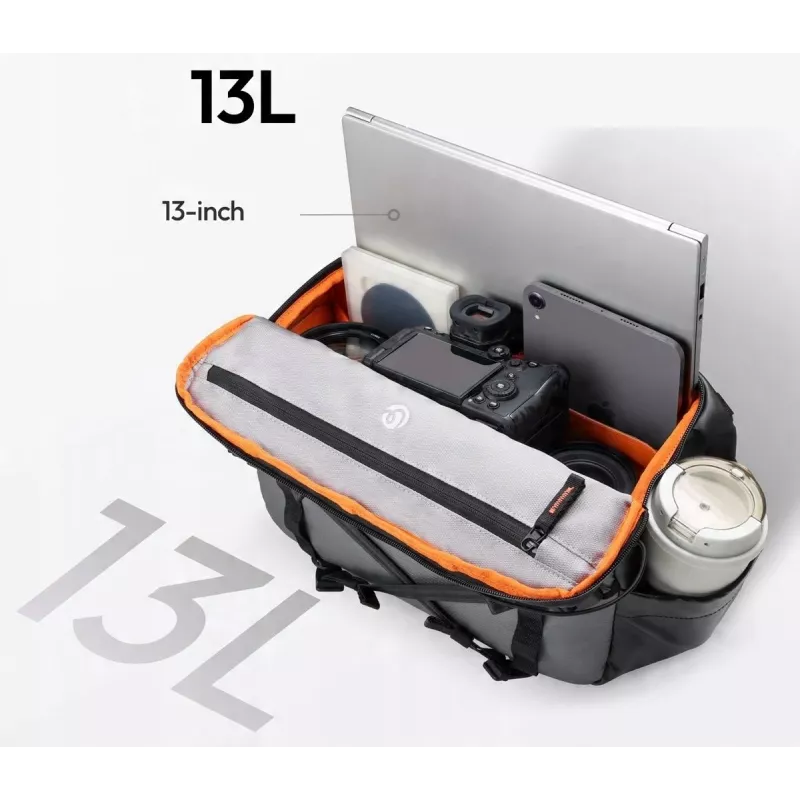 ULANZI SU02 Borsa a tracolla Sling per fotocamera mirrorless, drone, action camera - nero