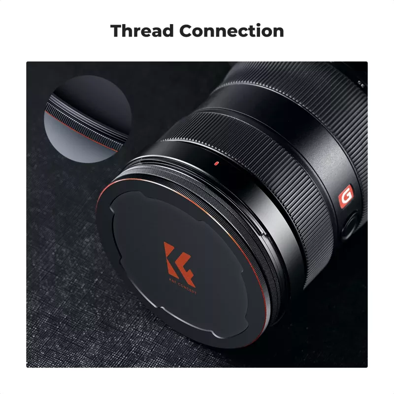 K&F Concept M-Cap Magnetic Lens Cap 82mm nero