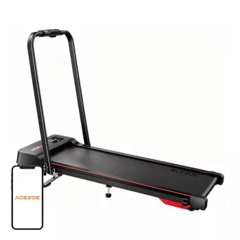 ACEZOE P12 tapis roulant elettrico pieghevole (nero e rosso)