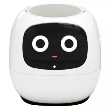 PlantsIO IVY White orto idroponico smart con lampade LED a spettro completo, 4 capsule per piante, irrigazione automatica, controllo tramite app