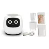 PlantsIO IVY White orto idroponico smart con lampade LED a spettro completo, 4 capsule per piante, irrigazione automatica, controllo tramite app