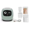 PlantsIO IVY GRN sistema di coltivazione idroponica 6 vasetti bianco con dettagli verdi