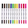 LOKLiK Dual Tip Brush Pens - 12 colori