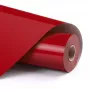 LOKLIK Basic Heat Transfer Vinyl - rosso - 30,5 x 180 cm (12 x 6 piedi)