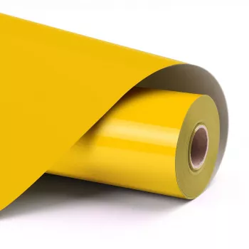 LOKLiK Basic Heat Transfer Vinyl - giallo - 30,5 x 180 cm