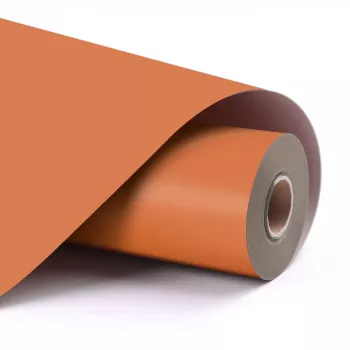 LOKLiK Permanent Adhesive Vinyl Film opaco - arancione - 30,5 x 180 cm (12 inch x 6 inch)