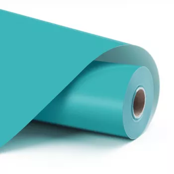 LOKLIK Permanent Adhesive Vinyl Film opaco - blu Tiffany - 30,5 x 180 cm
