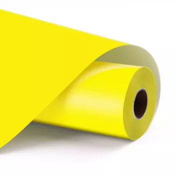 LOKLIK Permanent Adhesive Vinyl Film opaco - giallo limone - 30,5 x 180 cm